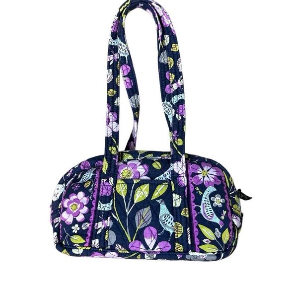 Vera Bradley Floral Nightingale Shoulder Bag/Duffel Bag Retired Print - Picture 1 of 9
